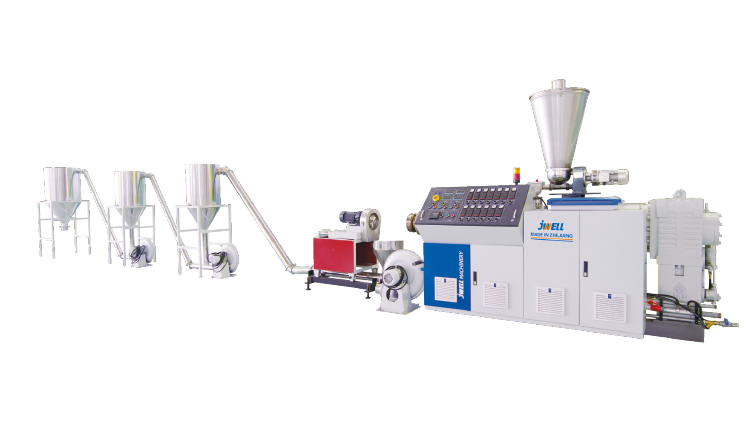 PVC Twin Screw Extruder Pelletizing Extrusion Machine